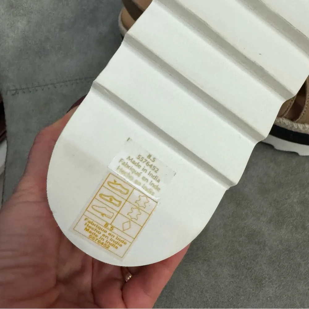 NWT Free People Mykonos Platform Wedge Fisherman Sandals Sz 8,5 - Picture 13 of 15